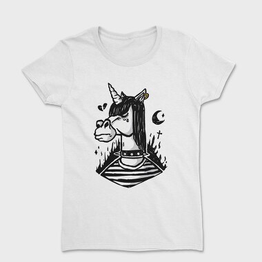 Tricou Femei, Emo Unicorn