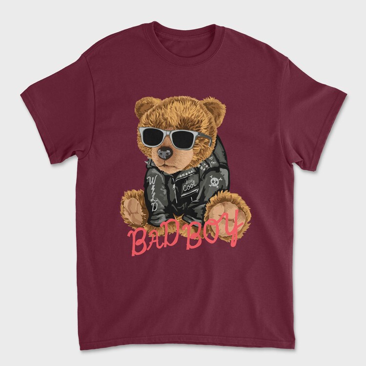 Bad Boy Teddy Bear, Tricou Barbati (Unisex)