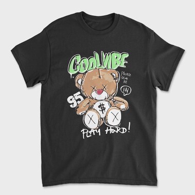 Cool Vibe Teddy Bear, Tricou Barbati (Unisex)