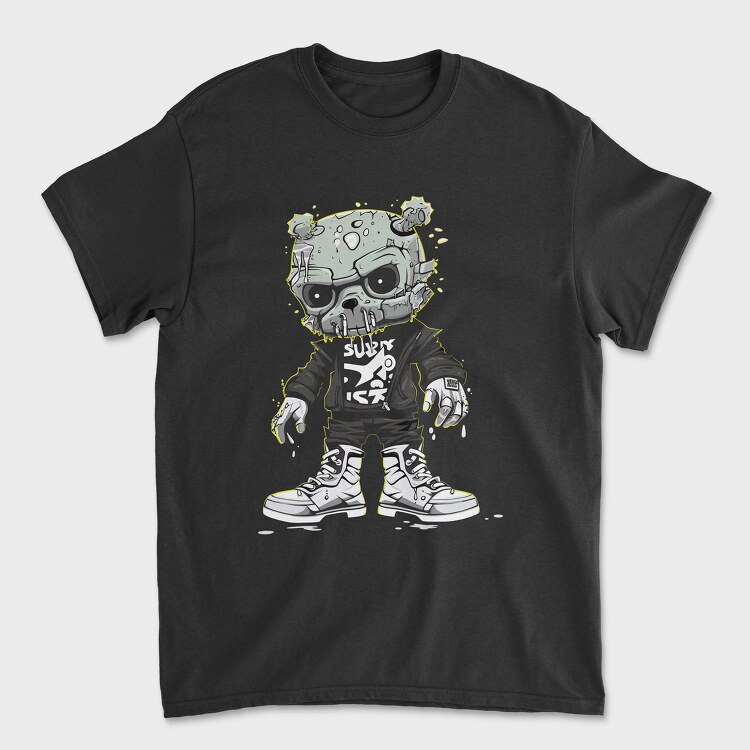 Zombie Teddy Bear, Tricou Barbati (Unisex)