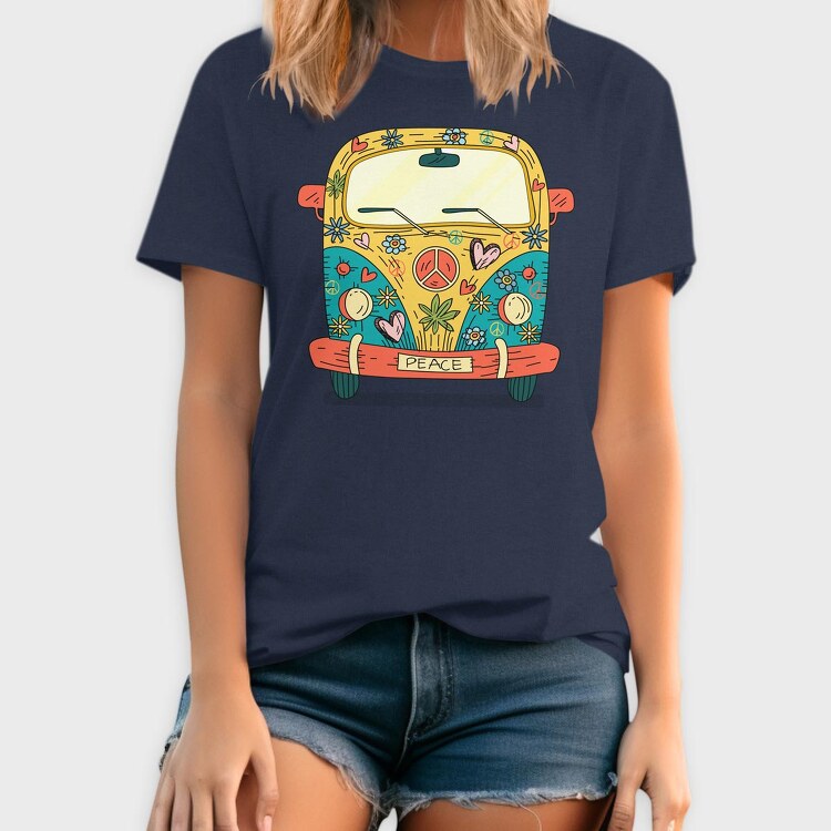 Hippie Van, Tricou Barbati (Unisex)