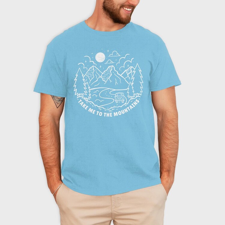 Mountains Rute, Tricou Barbati (Unisex)