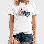 Vintage Geometric Motorbike, Tricou Barbati (Unisex)
