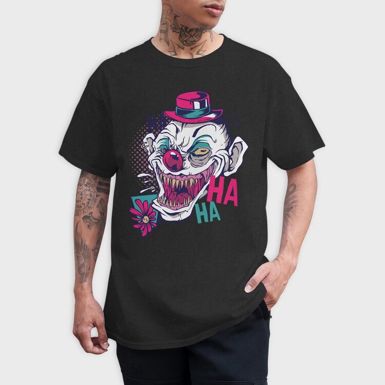 Creppy Clown, Tricou Barbati (Unisex)