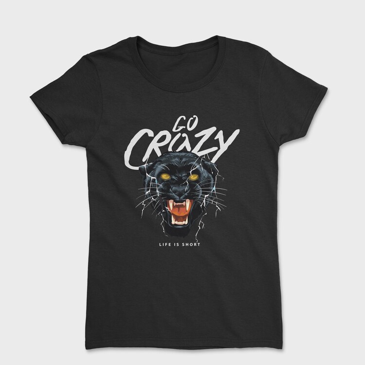 Go Crazy Black Panther, Tricou Femei