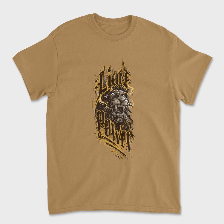 Lion Power, Tricou Barbati (Unisex)