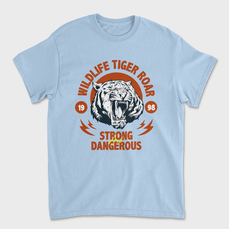 Wildlife Tiger Roar, Tricou Barbati (Unisex)