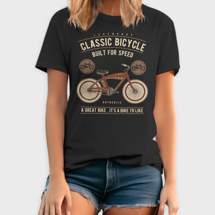 Legendary Classic Bicycle, Tricou Barbati (Unisex)