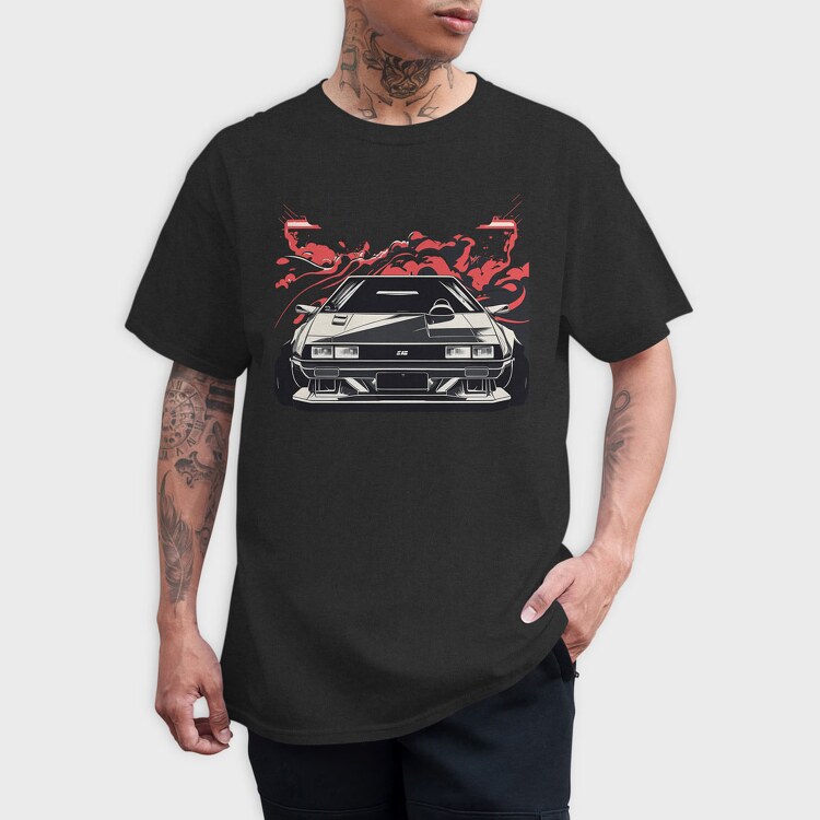 Futuristic Car Smoke, Tricou Barbati (Unisex)