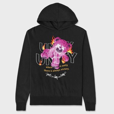 Unity Teddy, Hanorac Oversize Barbati (Unisex)