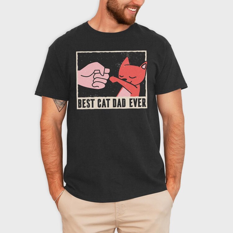 Cat Dad, Tricou Barbati (Unisex)