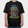 Firefighter Hero, Tricou Oversize Barbati (Unisex)