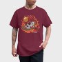 Firefighter Skull, Tricou Barbati (Unisex)
