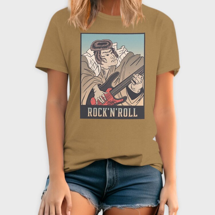 Rockand Roll Ukiyo, Tricou Barbati (Unisex)