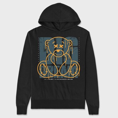 Big Dream Teddy Bear, Hanorac Oversize Barbati (Unisex)