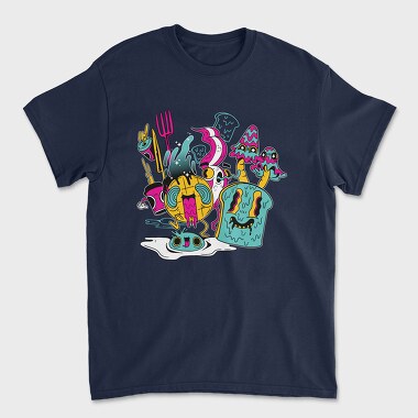 Tricou Barbati (Unisex), Psychedelic Breakfast