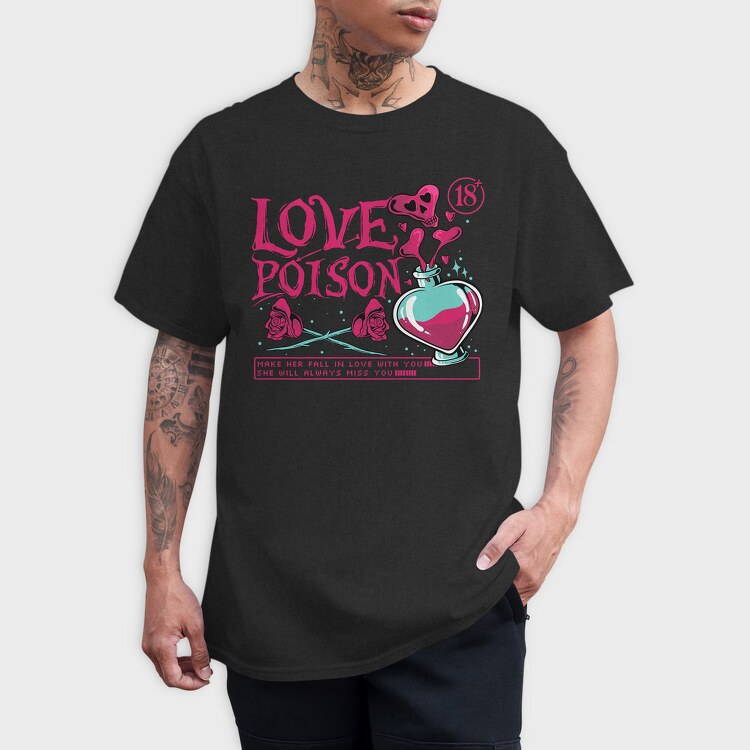 Love Poison Potion, Tricou Barbati (Unisex)