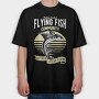 Fishing Contest Fish, Tricou Oversize Barbati (Unisex)