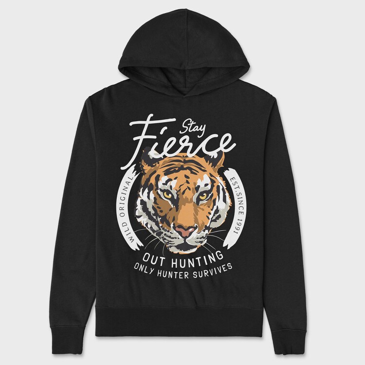 Stay Fierce, Hanorac Oversize Barbati (Unisex)