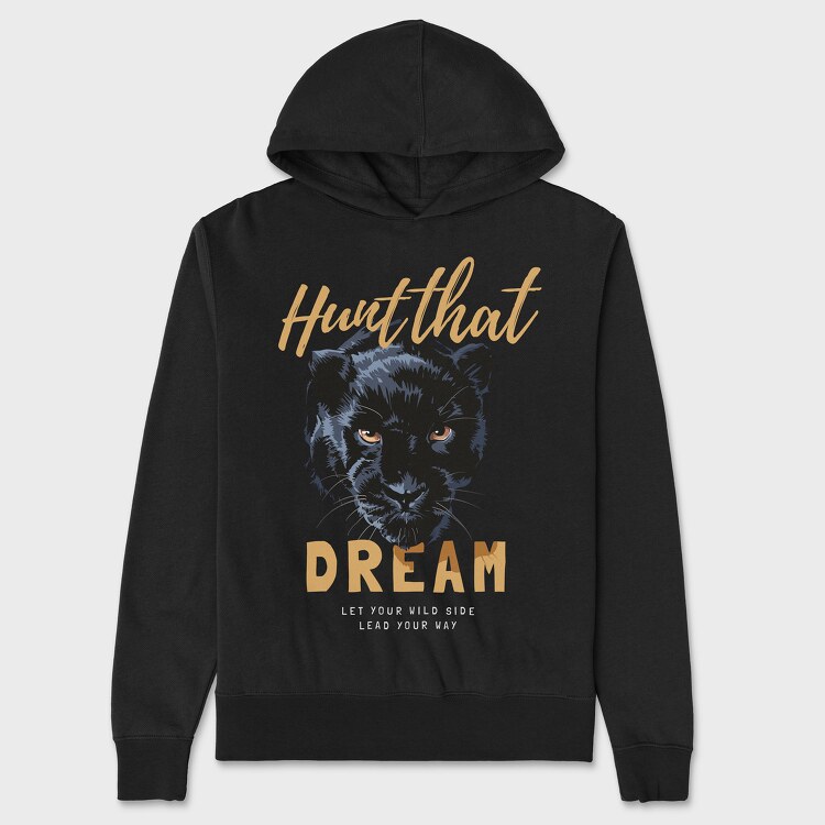 Hunt That Panther, Hanorac Oversize Barbati (Unisex)