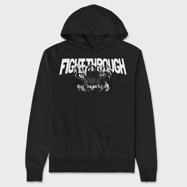 Fight Through the Dark, Hanorac Oversize Barbati (Unisex)