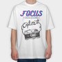 Focus And Capture It, Tricou Oversize Barbati (Unisex)