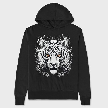 White Tiger, Hanorac Oversize Barbati (Unisex)