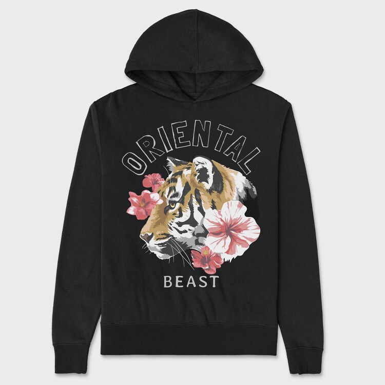 Oriental Beast, Hanorac Oversize Barbati (Unisex)