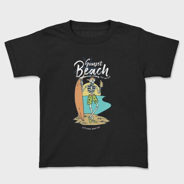 Skull Surf and Beer, Tricou Copii