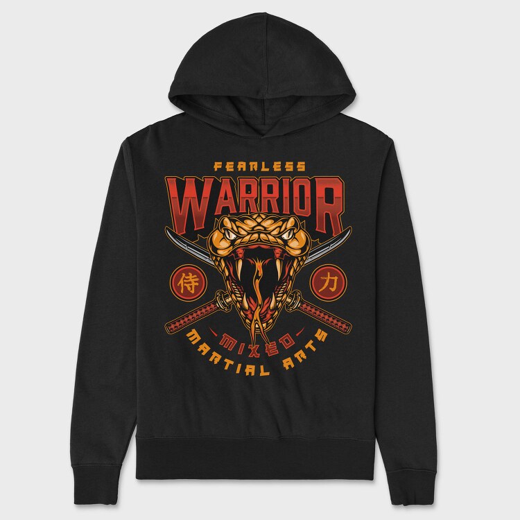Fearless Warrior Arts 1, Hanorac Oversize Barbati (Unisex)
