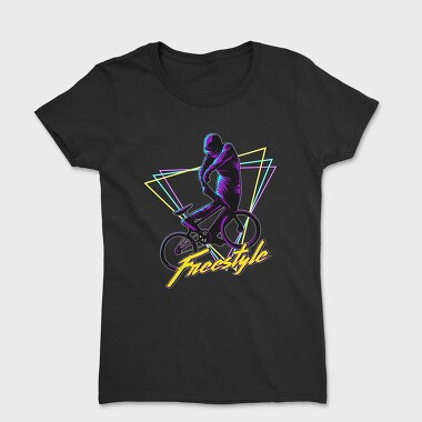 Freestyle Neon Cyclist, Tricou Femei