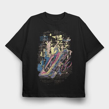 1975 Original Guitar, Tricou Oversize Barbati (Unisex)