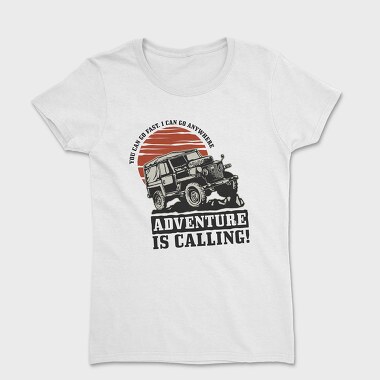 Adventure Calling Jeep, Tricou Femei