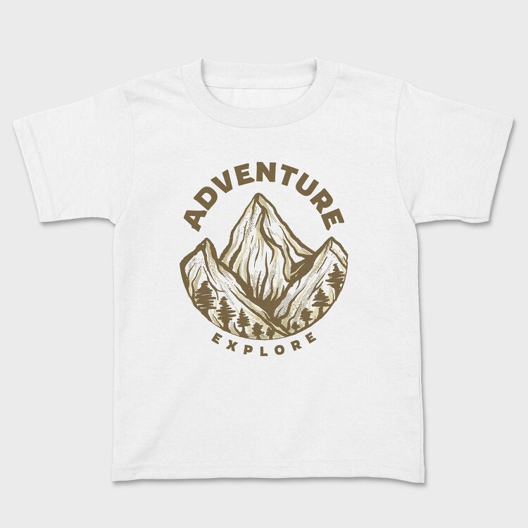 Adventure Explore Mountain, Tricou Copii