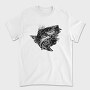 Bass Fish Hook, Tricou Barbati (Unisex)