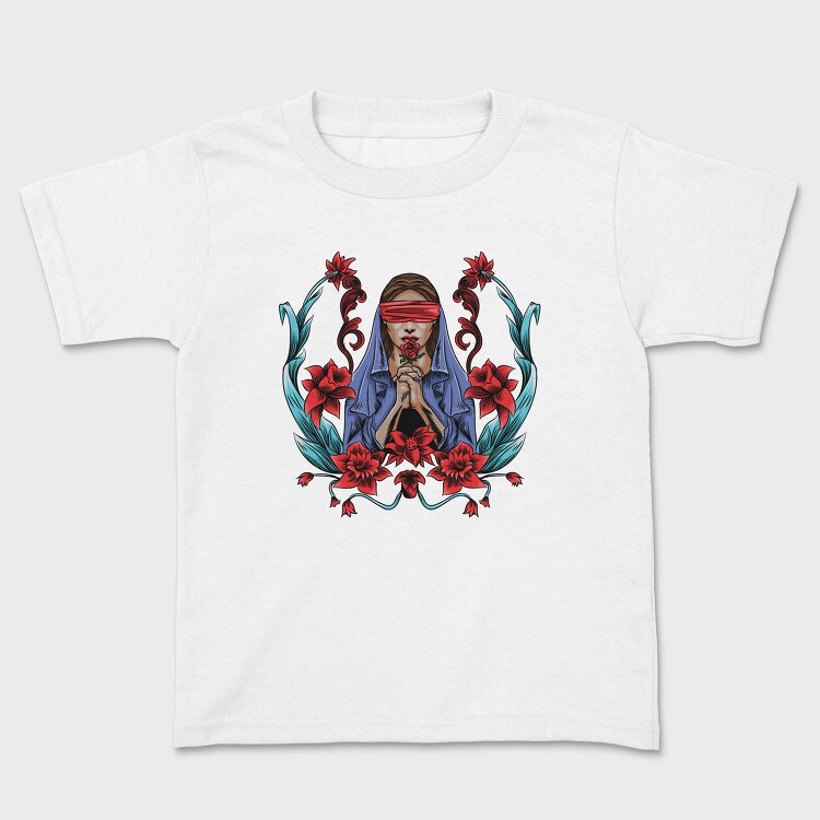 Blindfolded Beauty, Tricou Copii