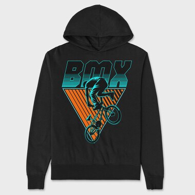 Bmx Neon Stunt, Hanorac Oversize Barbati (Unisex)