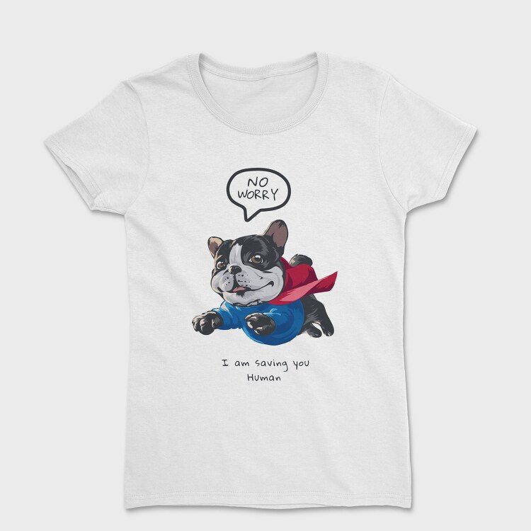 Bulldog Superhero, Tricou Femei