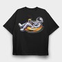 Astronaut Beer Float, Tricou Oversize Barbati (Unisex)