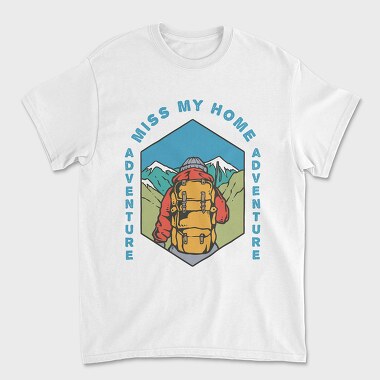 Backpacker, Tricou Barbati (Unisex)