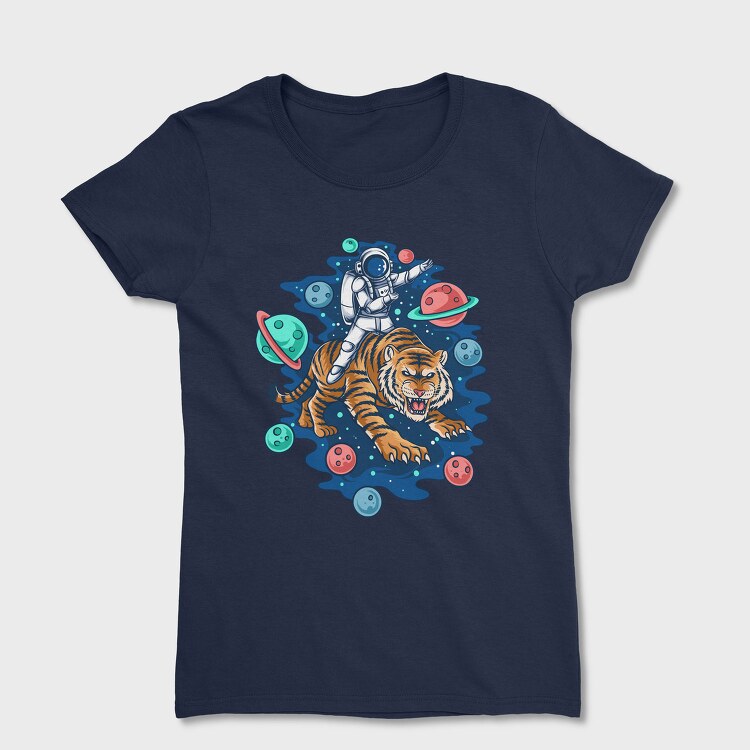 Astronaut Tiger Space, Tricou Femei