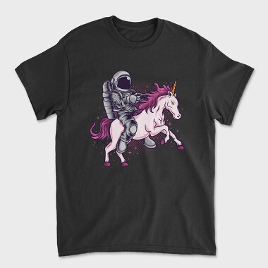 Astronaut Unicorn Space Ride, Tricou Barbati (Unisex)