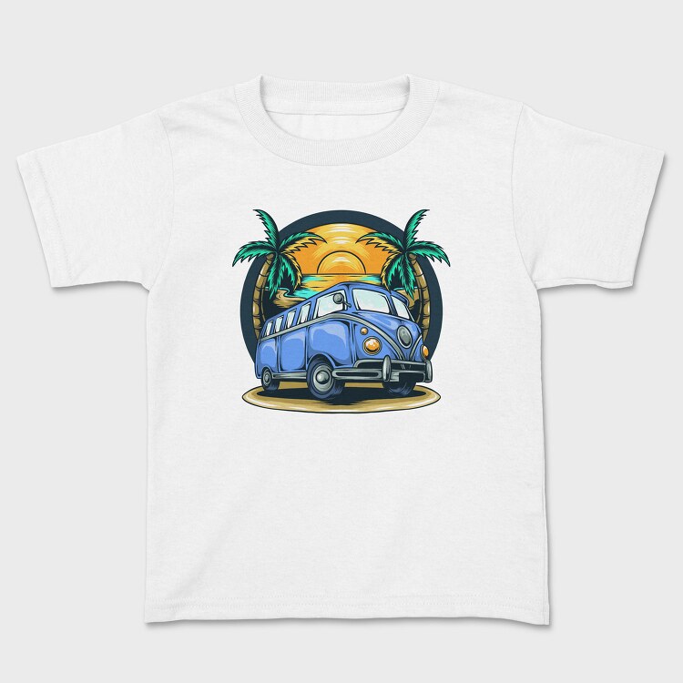 Beach Bus Vibes, Tricou Copii