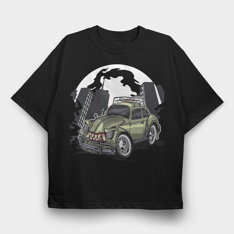 Beetle, Tricou Oversize Barbati (Unisex)