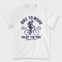 Bike To Work Ride, Tricou Barbati (Unisex)