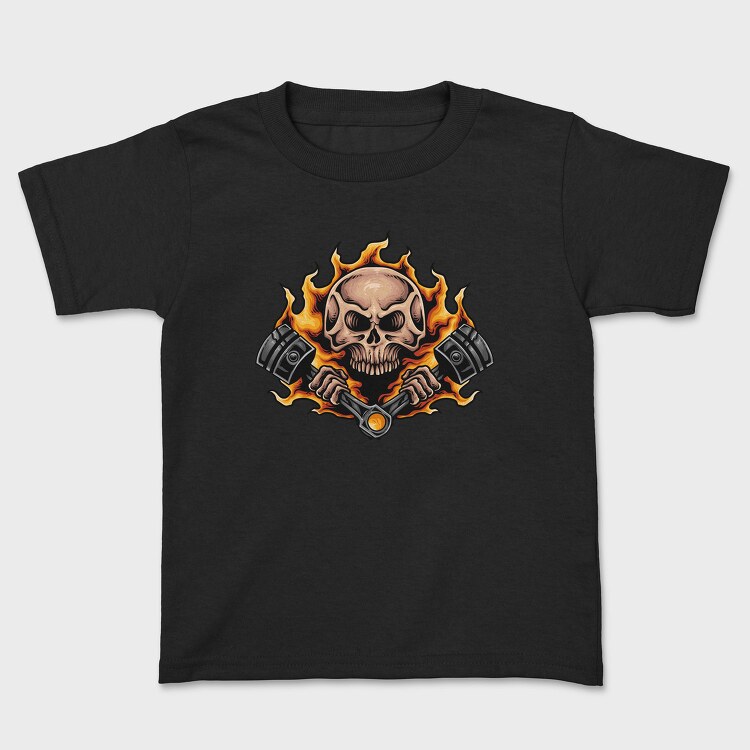 Burning Skull Pistons, Tricou Copii