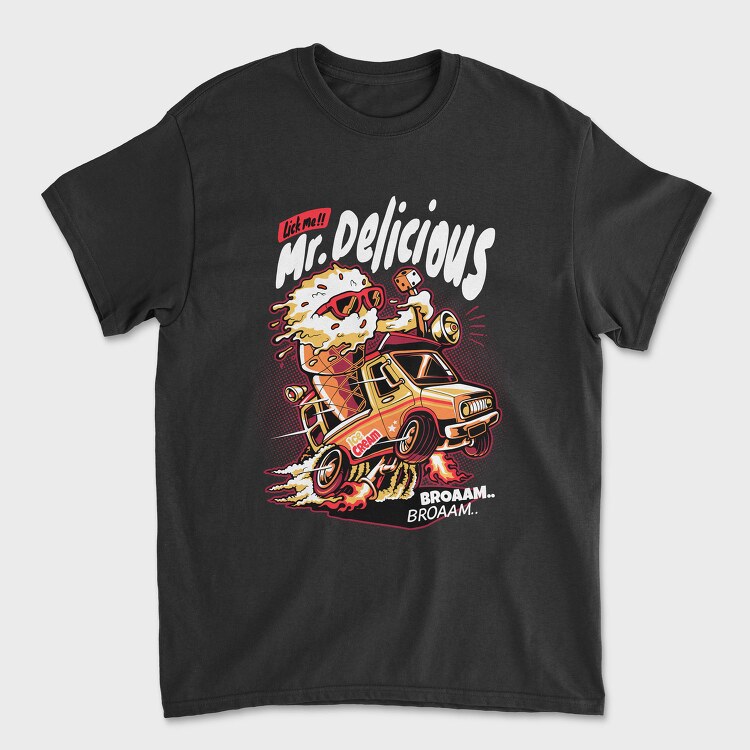 Ice Cream Truck Bro, Tricou Barbati (Unisex)