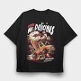 Ice Cream Truck Bro, Tricou Oversize Barbati (Unisex)