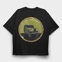 Jeep Adventure Emblem, Tricou Oversize Barbati (Unisex)