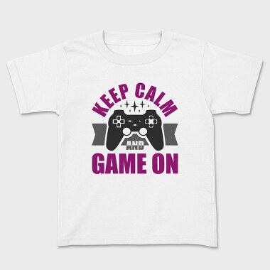 Keep Calm Game On, Tricou Copii